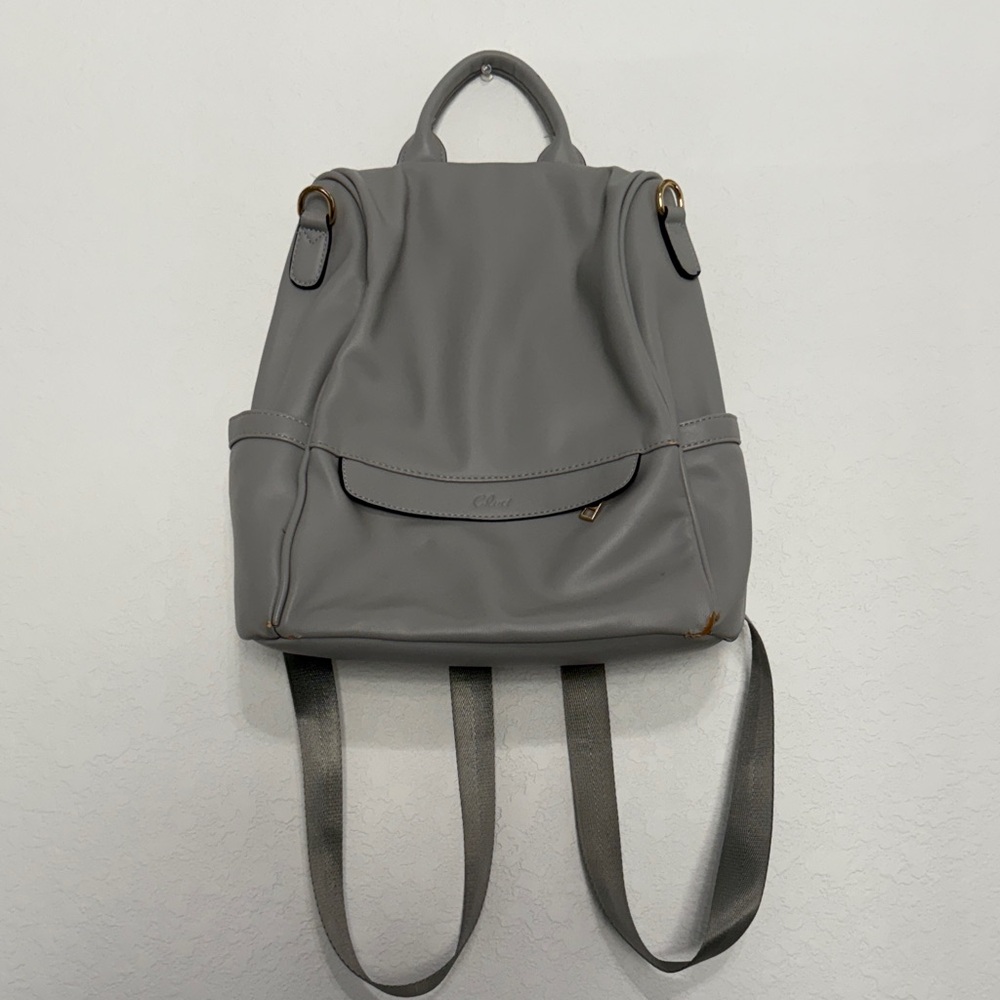 Cluci Chic Gray Women's Backpack - image 1